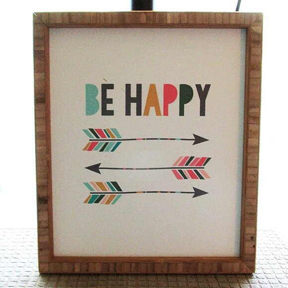 Be Happy Picture by Deny Designs - Picture 1 of 4